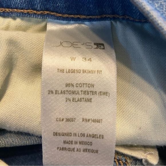 Joe’s Jeans The Legend Skinny Fit Men’s - Picture 9 of 10